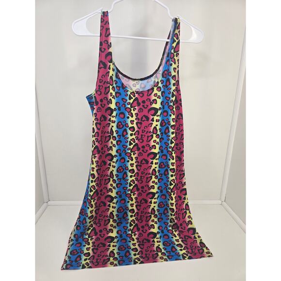 Lot 2 Women’s Dresses Neon Mesh SHEIN Curve 3XL & Neon Nation XL - Picture 4 of 5